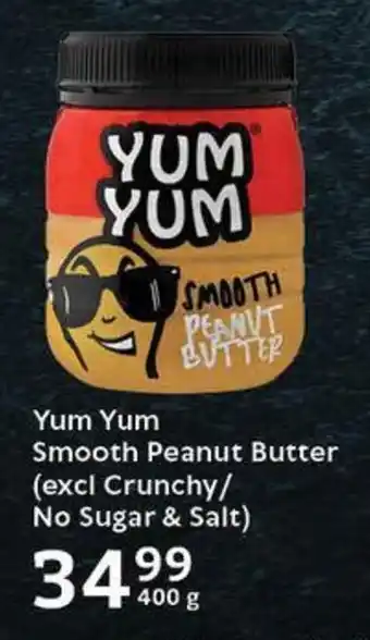 Oxford Freshmarket Yum Yum Smooth Peanut Butter (excl Crunchy/ No Sugar & Salt) offer