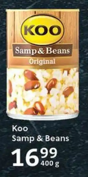 Oxford Freshmarket KOO Samp & Beans offer
