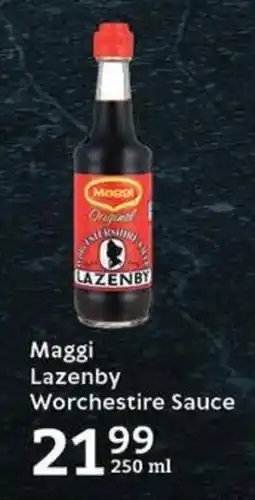 Oxford Freshmarket Maggi Lazenby Worchestire Sauce offer
