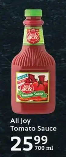 Oxford Freshmarket All Joy Tomato Sauce offer