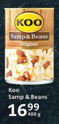 Oxford Freshmarket KOO Samp & Beans offer