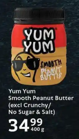 Oxford Freshmarket Yum Yum Smooth Peanut Butter (excl Crunchy/ No Sugar & Salt) offer