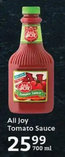 Oxford Freshmarket All Joy Tomato Sauce offer
