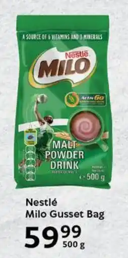 Oxford Freshmarket Nestlé Milo Gusset Bag offer