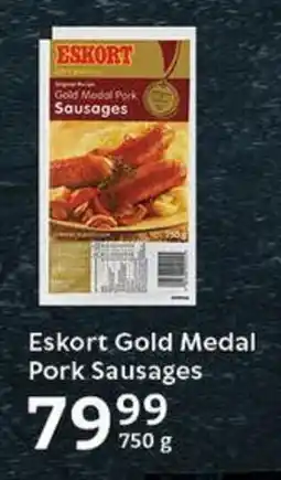 Oxford Freshmarket Eskort Gold Medal Pork Sausages offer