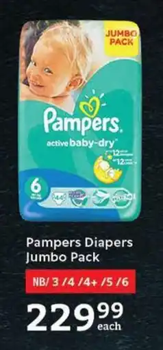 Oxford Freshmarket Pampers Diapers Jumbo Pack offer