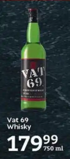 Oxford Freshmarket Vat 69 Whisky offer