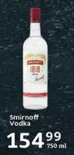Oxford Freshmarket Smirnoff Vodka offer