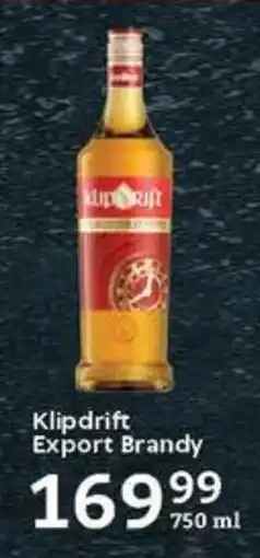 Oxford Freshmarket Klipdrift Export Brandy offer