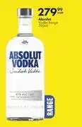 Absolut Vodka Range-750ml Each