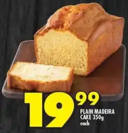 Shoprite PLAIN MADEIRA CAKE 350g offer