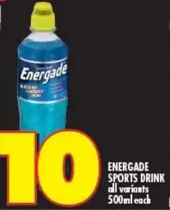 Shoprite ENERGADE SPORTS DRINK all variants 500ml each offer