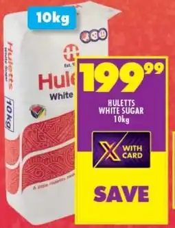 Shoprite HULETTS WHITE SUGAR 10kg offer