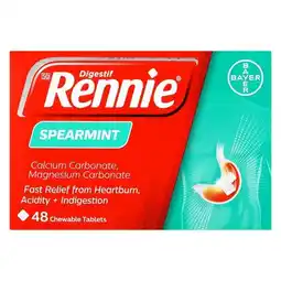 Pick n Pay Liquor Rennie Spearmint Antacid Tablets 48s offer