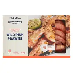 Pick n Pay Liquor PnP Fishmonger's Pink Prawn 16/20 800g offer