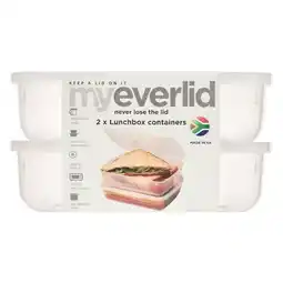Pick n Pay Liquor Everlid Flat Lunchbox 2 Pack offer