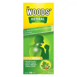 Woods Herbal Cough Syrup 100ml