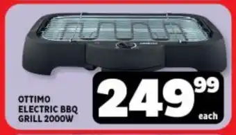 Usave OTTIMO ELECTRIC BBQ GRILL 2000W offer