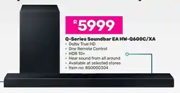 Game SAMSUNG Q-Series Soundbar EA HW-Q600C/XA offer
