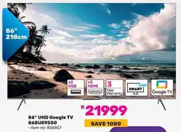 Game SKYWORTH 86" UHD Google TV 86SUE9550 offer