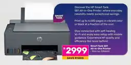 Game HP Smart Tank 581 All-In-One Printer offer