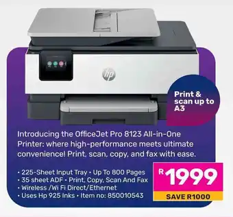 Game HP OfficeJet Pro 8123 All-in-One Printer offer