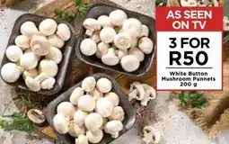Food Lover's Market White Button Mushroom Punnets 200g offer
