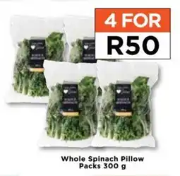 Food Lover's Market Whole Spinach Pillow Packs 300g offer