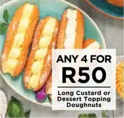 Food Lover's Market Long Custard or Dessert Topping Doughnuts offer