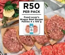 Food Lover's Market Food Lover's Wagyu Beef Burger Patties 4 x 100 g offer