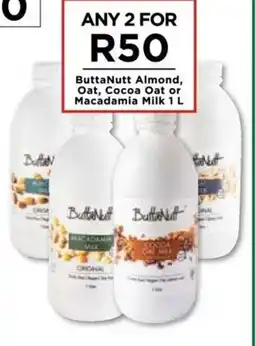 Food Lover's Market ButtaNutt Almond, Oat, Cocoa Oat or Macadamia Milk 1 L offer