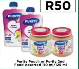 Food Lover's Market Purity Pouch or Purity 2nd Food Assorted 110 ml/125 ml offer