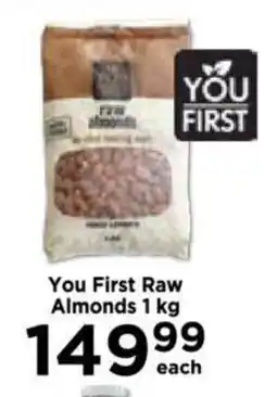 Food Lover's Market You First Raw Almonds 1 kg offer