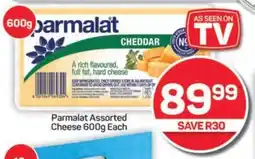 Pick n Pay Hypermarket Parmalat Assorted Cheese 600g Each offer