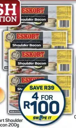 Pick n Pay Hypermarket Eskort Shoulder Bacon 200g offer