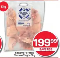 no name Frozen Chicken Thighs 5kg