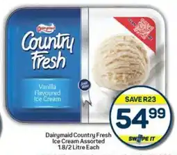 Pick n Pay Hypermarket Dairymaid Country Fresh Ice Cream Assorted 1.8/2 Litre Each offer