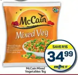 Pick n Pay Hypermarket McCain Mixed Vegetables 1kg offer