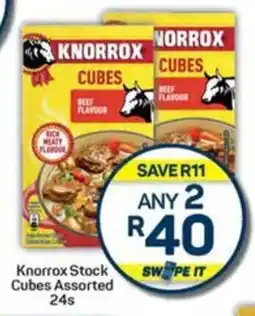 Pick n Pay Hypermarket Knorrox Stock Cubes Assorted 24s offer