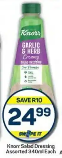 Pick n Pay Hypermarket Knorr Salad Dressing Assorted 340ml Each offer