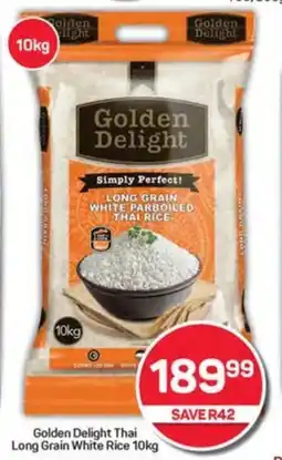 Pick n Pay Hypermarket Golden Delight Thai Long Grain White Rice 10kg offer