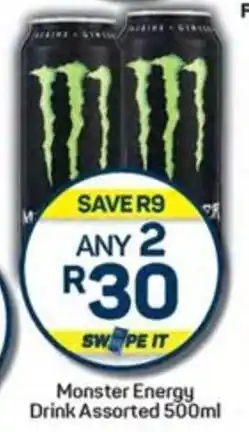 Pick n Pay Hypermarket Monster Energy Drink Assorted 500ml offer