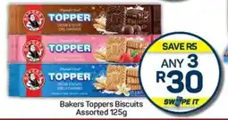 Pick n Pay Hypermarket Bakers Toppers Biscuits Assorted 125g offer