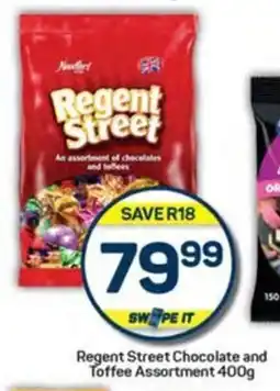 Pick n Pay Hypermarket Regent Street Chocolate and Toffee Assortment 400g offer