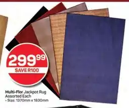 Pick n Pay Hypermarket Multi-Flor Jackpot Rug Assorted Each offer