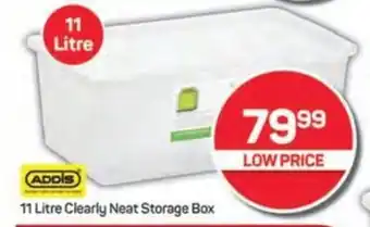 Pick n Pay Hypermarket 11 Litre Clearly Neat Storage Box offer