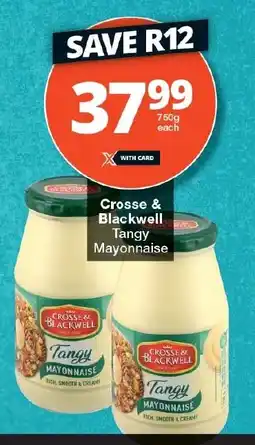 Checkers Crosse & Blackwell Tangy Mayonnaise offer