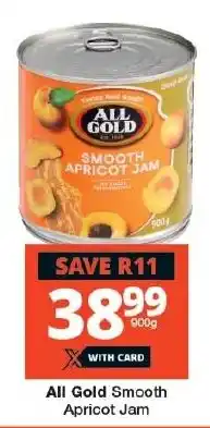 Checkers All Gold Smooth Apricot Jam offer
