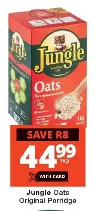 Checkers Jungle Oats Original Porridge offer