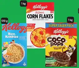 Makro KELLOGG'S Corn Flakes 1 kg, Coco Pops 1 kg and Rice Krispies 510 g offer